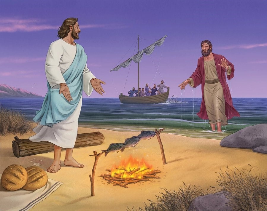 Jesus providing fish for the disciples – The Pure Gospel and Revival ...